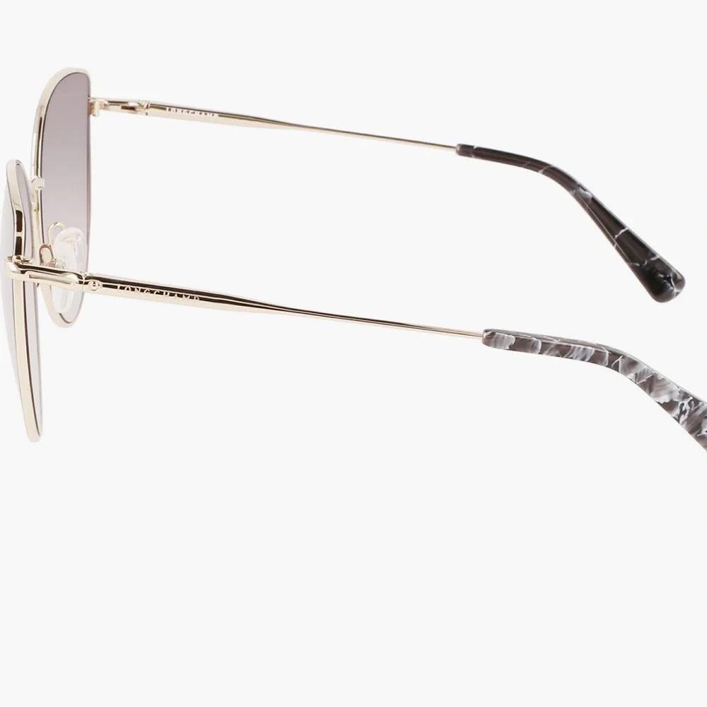 Longchamp Black and Gold Sunglasses - Picture 4 of 12